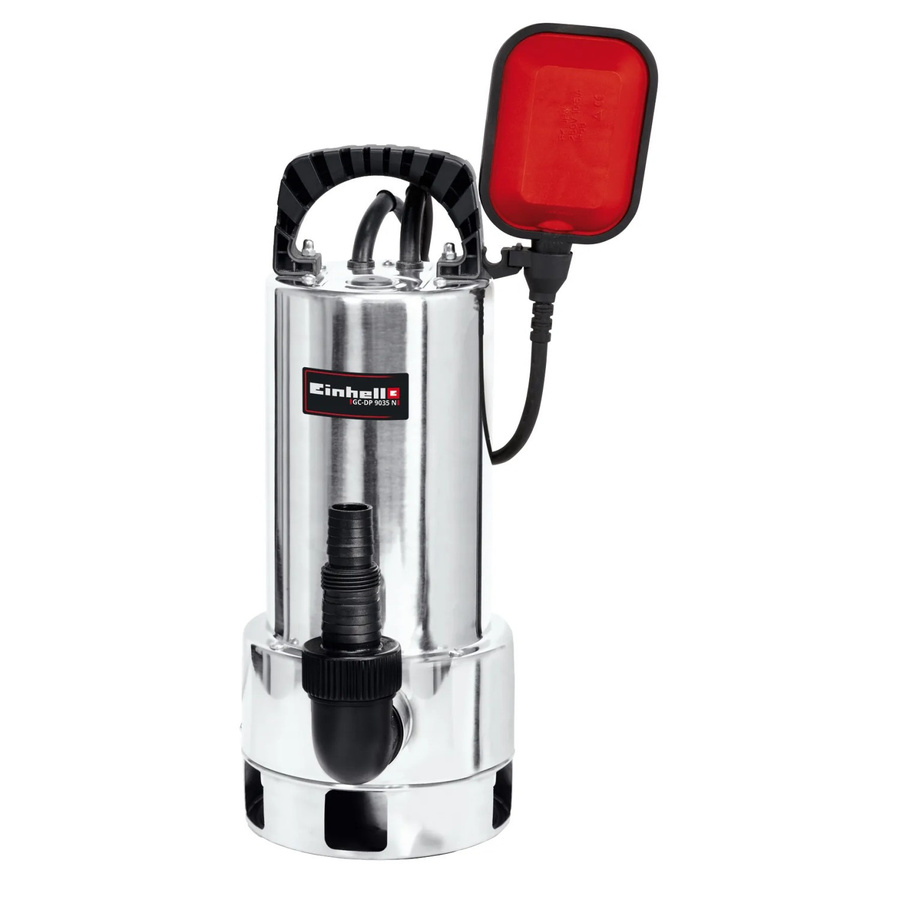 Einhell Schmutzwasserpumpe GC-DP 9035 N Tauchpumpe in Rot/Silber - Bild 2