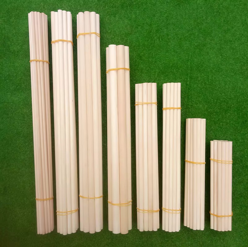 50 Stück hölzerne Bastelstäbe in Beige für Handwerk und DIY-Projekte - Bild 5
