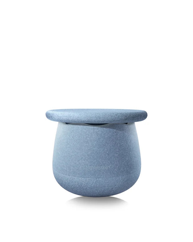 Stapelstein Dynamic small Kinderhocker-Set in Light Blue für Balance und Bewegung - Bild 1