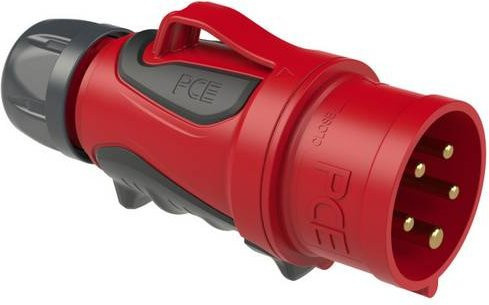 PCE CEE Stecker 16A 5polig 400V in Rot - Bild 1