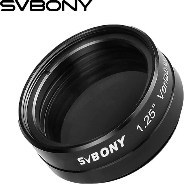 SVBONY SV128 1,25-Zoll Polarisationsfilter mit variabler Filterstärke für Teleskope und Okulare, Schwarz - Bild 1