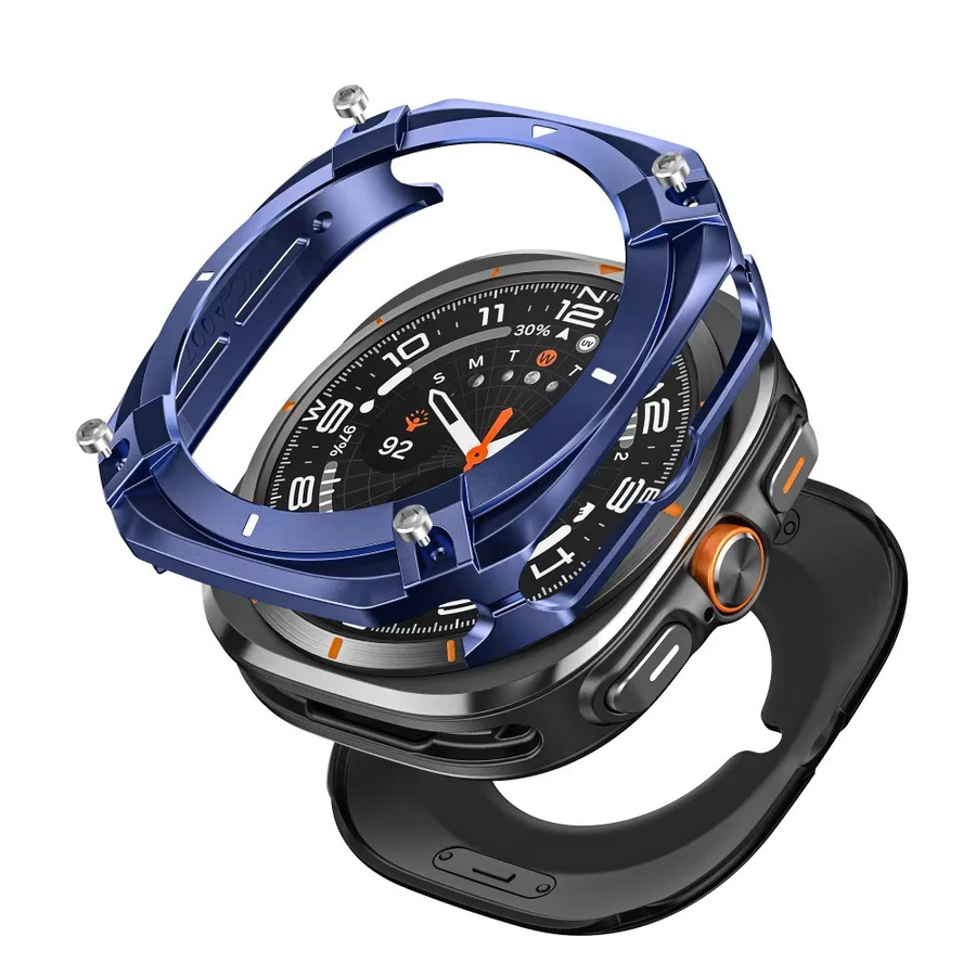 Samsung Uhrengehäuseabdeckung Aluminiumlegierung, 47 mm, Schwarz Weiß, Unisex - Bild 3