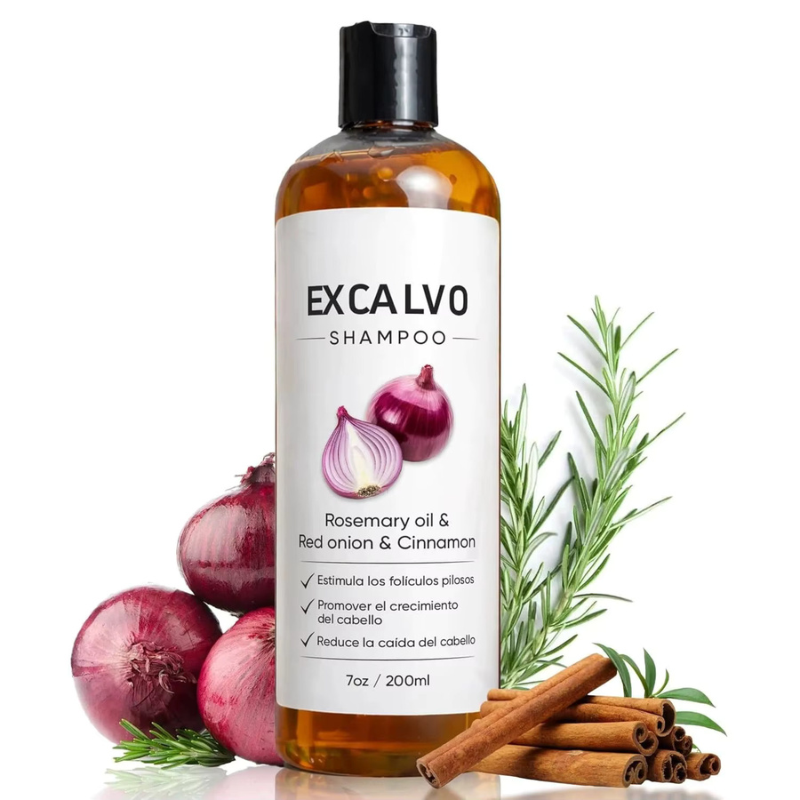 EXCALVO Zwiebel- & Rosmarinöl-Shampoo, 200 ml - Bild 3