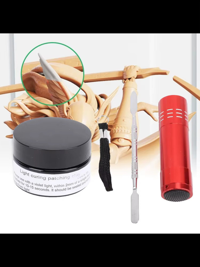 Lichthärtender Reparaturfüller in Weiß für 3D-Drucke, 50 g - Bild 5