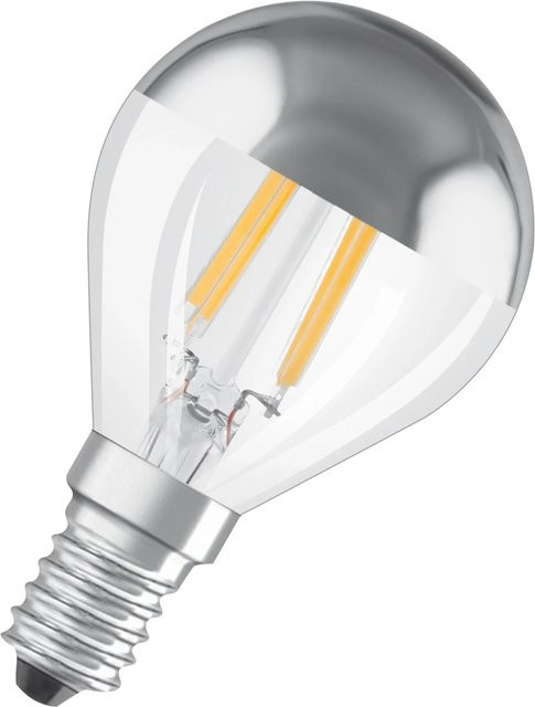 Osram LED-Leuchtmittel E14 Tropfenform Vintage in Transparent, 4 W, Warmweiß, H x Ø: 7,7 x 4,5 cm - Bild 1