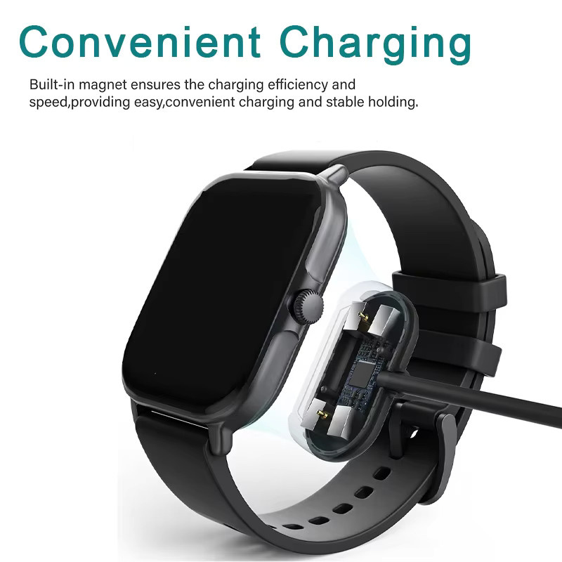 Amazfit Smartwatch Magnetisches Ladegerät, Schwarz - Bild 3