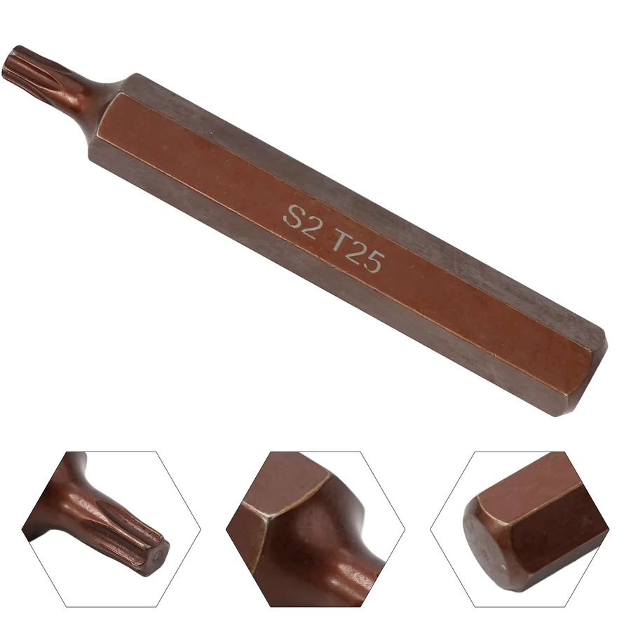 DAZZLEEX Torx Schraubendreher Bits Set mit Sechskantschaft, Länge: 7,5 cm, Größen T20 bis T55 - Bild 6