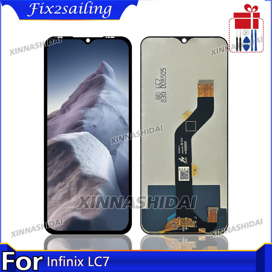 Infinix LC7 LCD Display Touchscreen Digitizer Montage in Schwarz - Bild 2