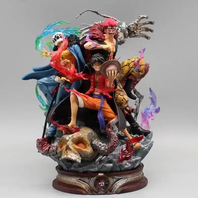 Bandai One Piece Ruffy Action Figur, PVC Modell Statue, 22cm - Bild 1