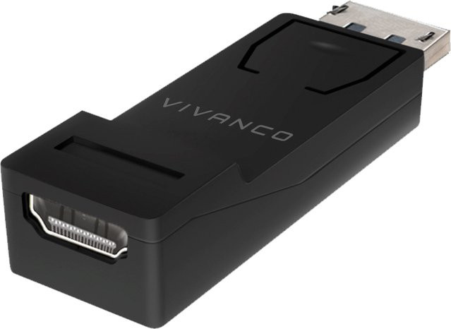 DisplayPort-auf-HDMI-Adapter in Schwarz - Bild 1
