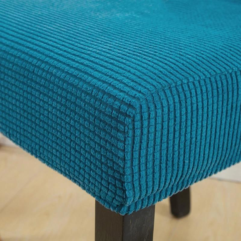 Dehnbarer Jacquard-Stuhlbezug von Yiran Furniture in Khaki für Esszimmer und Büro - Bild 1