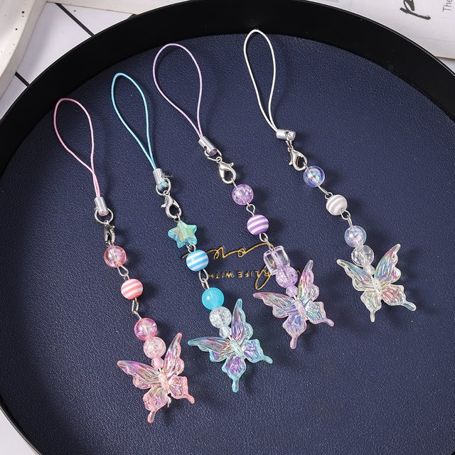 Aihua Handykette Schmetterling, 4 Stück/Set, Unisex - Bild 1