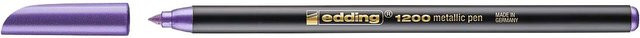 edding 1200 Metallic Marker Permanent in Violett mit Bullet-Spitze - Bild 1