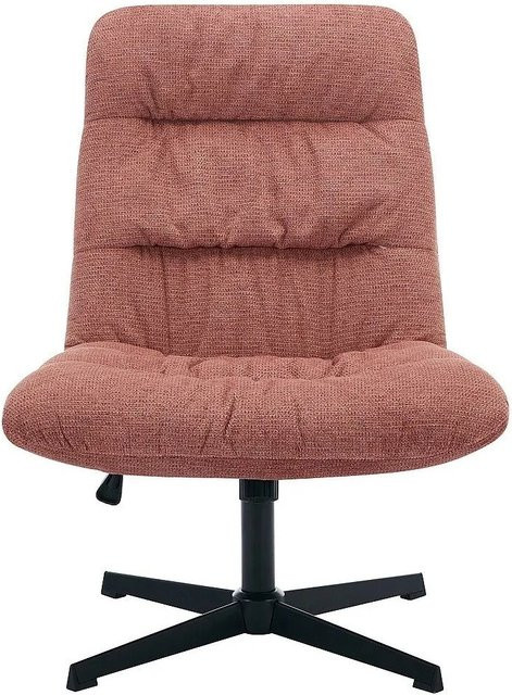 Vente-unique Sessel Selendo mit gerader Rückenlehne in Terracotta Orange - Bild 1