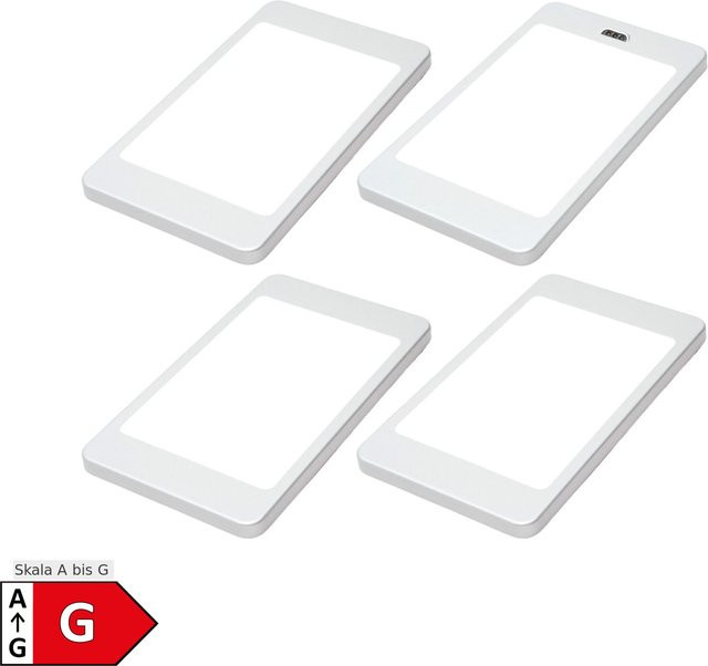4er Set LED Unterbauleuchten mit Bewegungssensor in Silber-Grau - Bild 1