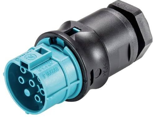 Wieland Electric 96.061.6053.6 Geräteanschluss in Blau und Türkis - Bild 1