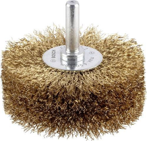 Bosch Scheibenbürste gewellt vermessingt in Gold für Holz, Metall und Lack - Bild 1
