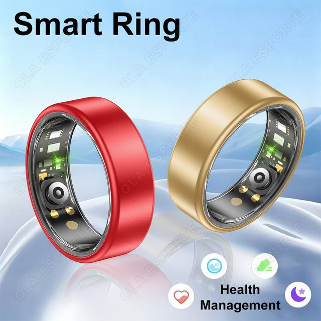 Ola Esporte Smart Ring, Titan, lila, wasserdicht, Unisex - Bild 1