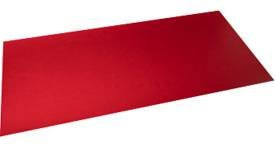 Exacompta Schreibunterlage BeeBlue aus PU-Kunstleder, schwarz/rot, B: 80 cm, T: 40 cm - Bild 1
