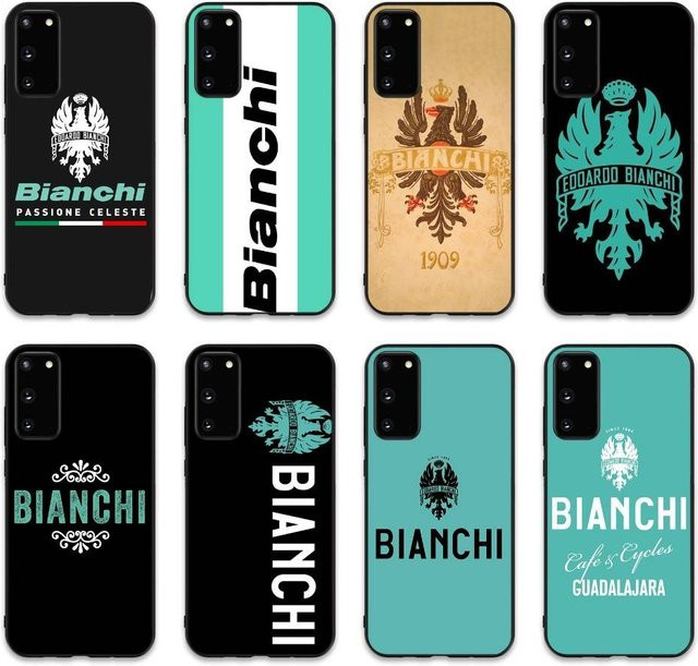 Luxuriöse B-Bianchi Logo Handyhülle für Samsung Galaxy S24 Ultra, S23, S22, S21, S20, S24 FE, S22 Ultra 5G und S20 Lite - Bild 1
