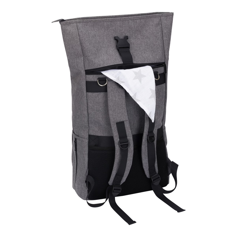 Fillikid Wickelrucksack Tokio Rolltop in Grau, B/H/T: 35 x 50 x 18 cm - Bild 2