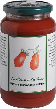 Le Masserie del Duca Passierte Datteltomaten mit Meersalz 530 g - Bild 1