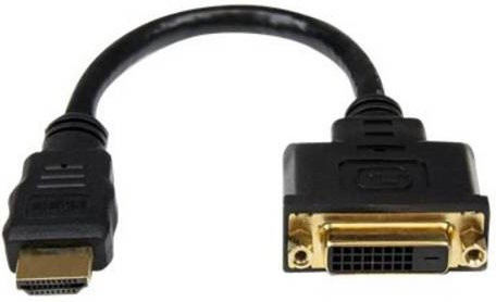 StarTech.com HDMI auf DVI Adapter in Schwarz mit 20 cm Kabellänge - Bild 1