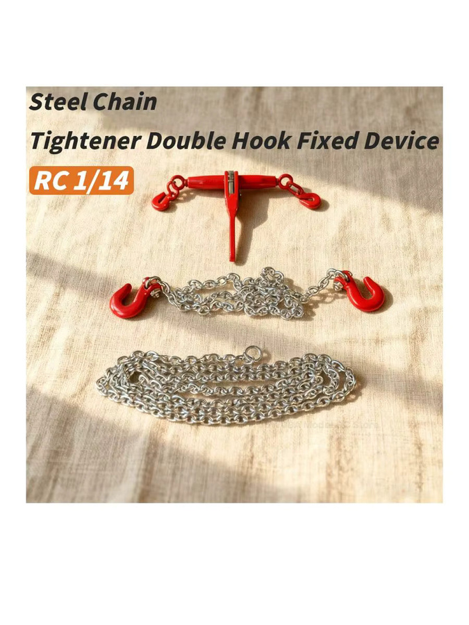 JUWUBA Metall-Stahlketten-Spanner mit Doppelhaken, Zubehör, 1:14 - Bild 3