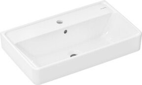 Hansgrohe Waschtisch Xanuia Q Compact, weiß, Wandhängend, Keramik, B/T/H: 65,0 x 39,0 x 12,0 cm - Bild 1
