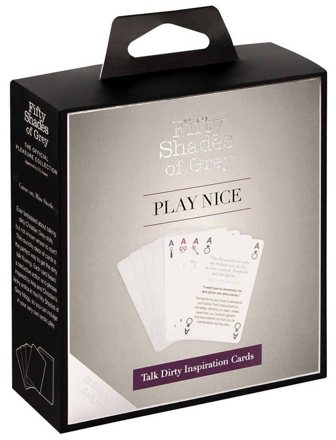 Fifty Shades of Grey Play Nice Talk Dirty Inspiration Cards, Partyspiel - Bild 3