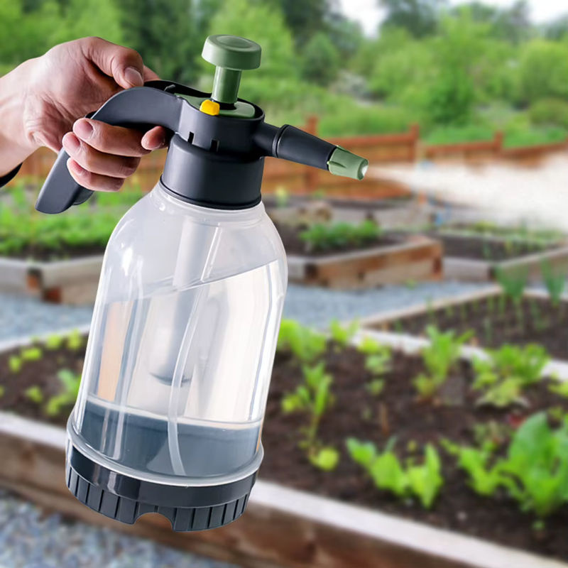 Manuelle Handdruck-Gartensprühgerät in Orange mit 2 l Fassungsvermögen für Pflanzen und Auto - Bild 6