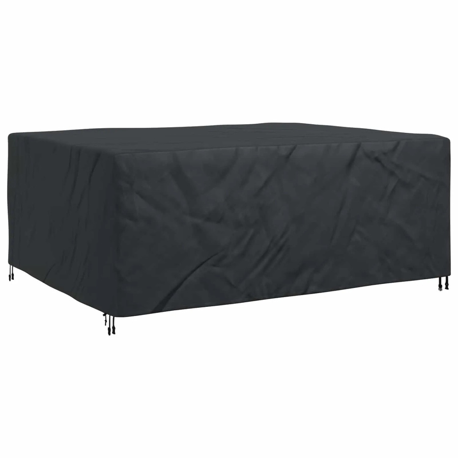 vidaXL Möbelbezug für Sofa in Schwarz, wasserabweisend, B/T/H: 220 x 190 x 85 cm - Bild 2