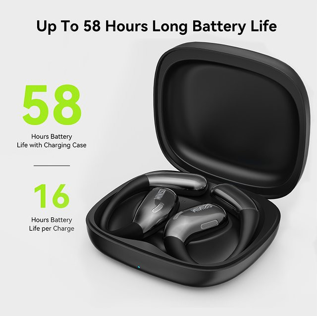 MINISO X28 Bluetooth-Headset 5.4 In-Ear Sport-Kopfhörer mit Geräuschunterdrückung und Knopfsteuerung in Schwarz - Bild 1