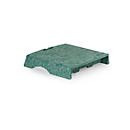 Bakker Elkhuizen Circular-Line Monitorständer Q-riser 50 aus 60% recyceltem Material, grün, B: 30 cm, T: 25 cm, H: 5 cm - Bild 2