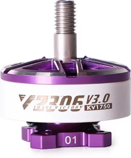 T-MOTOR Velox 2306 V3.0 Bürstenloser Motor für FPV-Renndrohnen in Purple - Bild 1