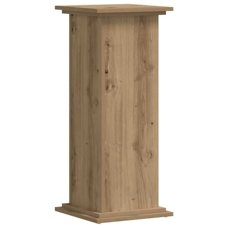 vidaXL Pflanzenständer Artisan-Eiche in Braun aus Holzwerkstoff, B/T/H: 33 x 33 x 80 cm - Bild 2