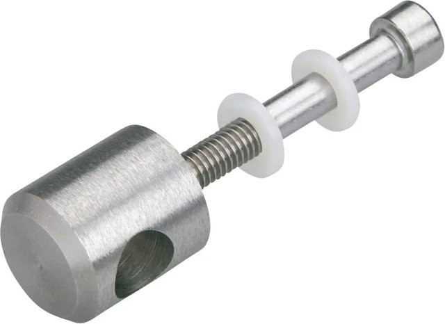 Rundstabhalter Dieda aus V4A Edelstahl in Silber B/T/H: 50,0 x 20,0 x 20,0 cm - Bild 1