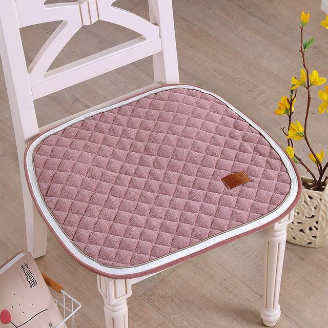 Hufeisenkissen Yiran Furniture aus Leder, verdicktes Anti-Rutsch Stuhlkissen für Esszimmerstühle, erhältlich in Grau, Pink, Blau und Grün - Bild 1