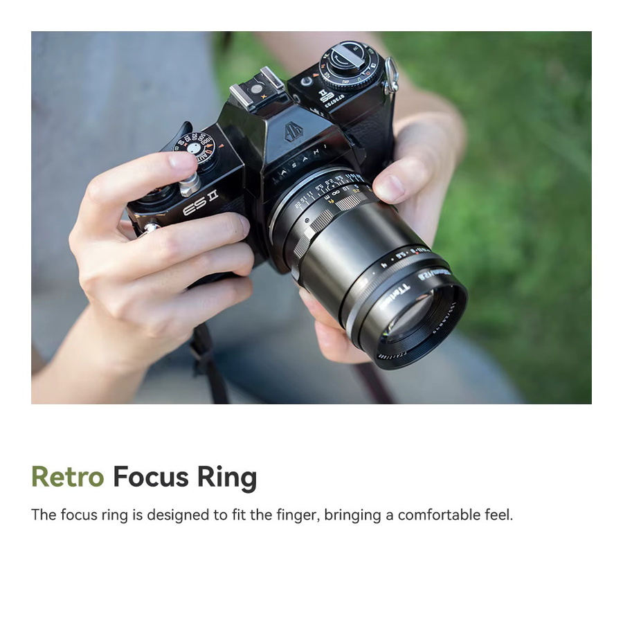 TTArtisan 100mm F2.8 Bubble Bokeh Objektiv Schwarz für Sony E Nikon Z Canon R Leica L Vollformat M42-Anschluss Manuelles Porträt-Objektiv - Bild 5