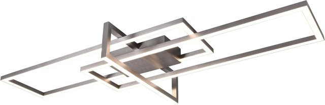 Trio LED Deckenleuchte Salinas in Nickel matt, dimmbar, B/T/H: 1000 x 115 x 400 mm - Bild 1