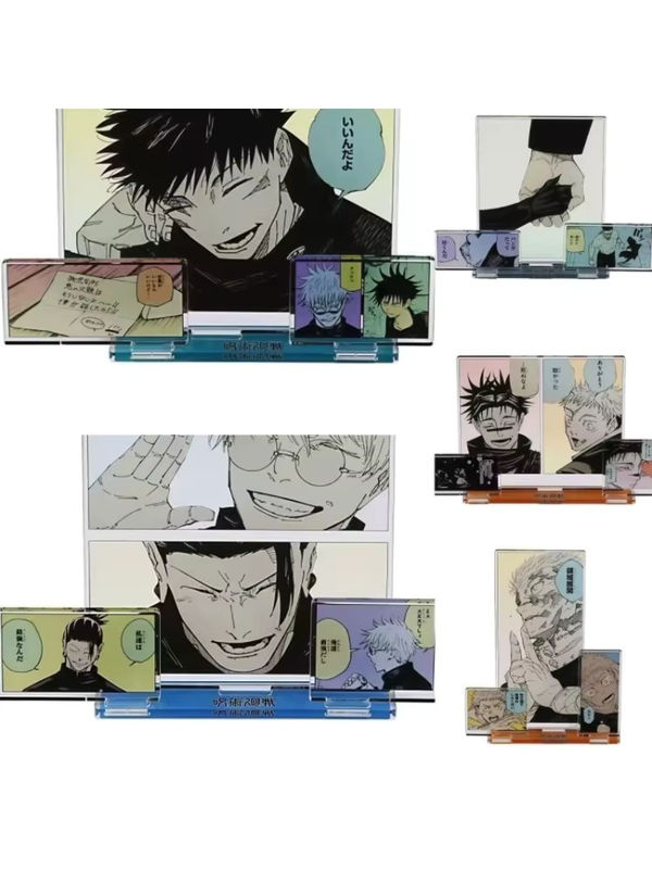 Bandai Jujutsu Kaisen Acryl-Standfigur Gojo Satoru und Geto Suguru Mehrfarbig - Bild 5
