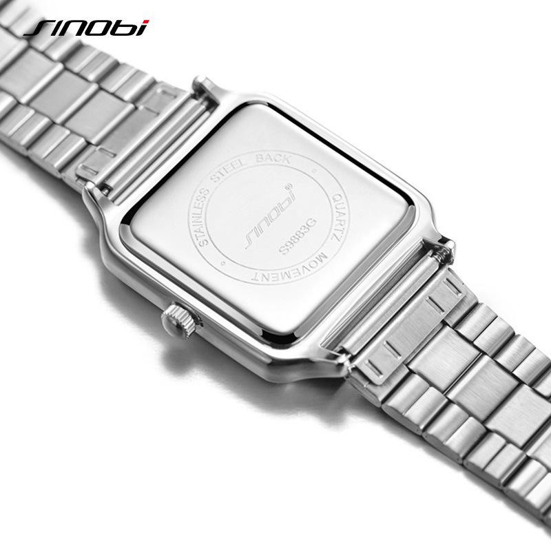 Sinobi Armbanduhr Edelstahl, Quarz, Silber, Herren - Bild 9