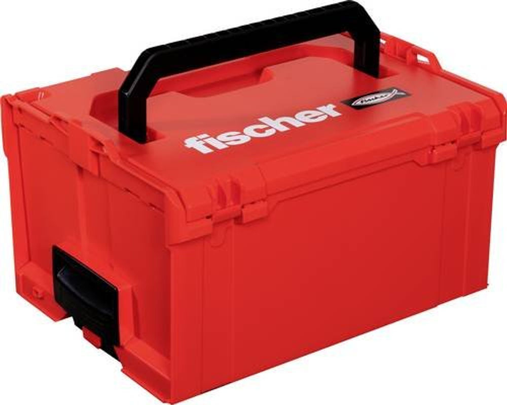 Fischer L-BOXX FLB 238 Leerbox Werkzeugkiste rot stapelbar - Bild 2