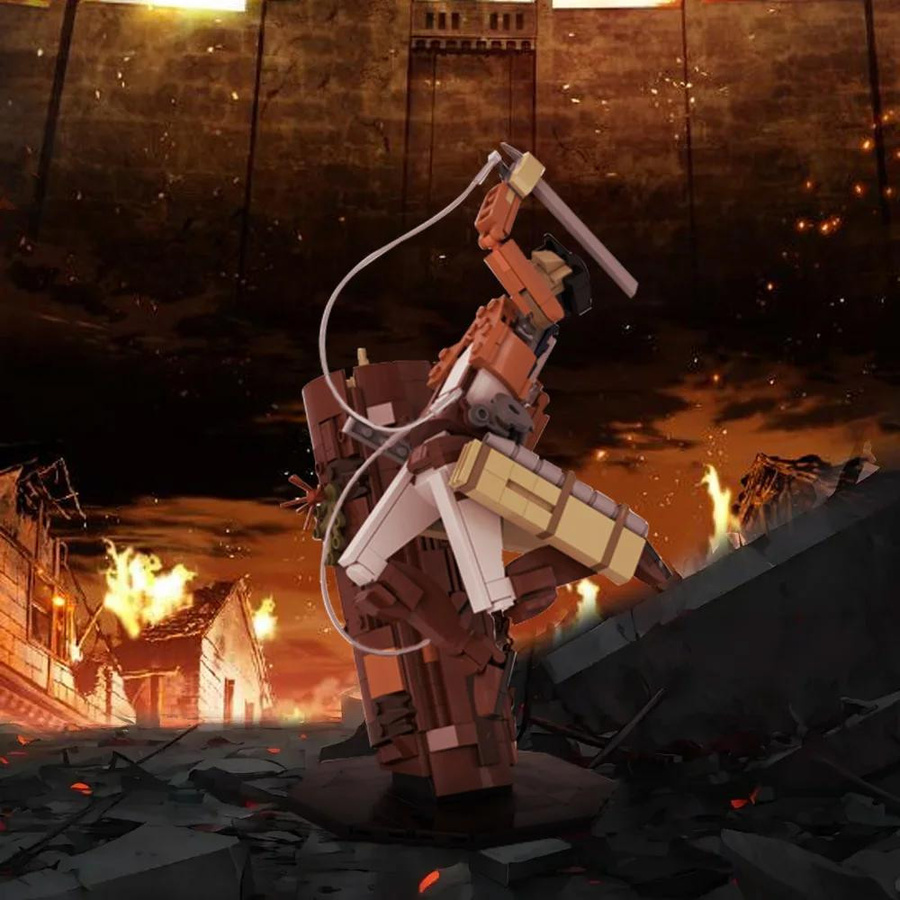 Gobricks Attack on Titan Levi Ackerman Actionfigur Bausteine - Bild 2
