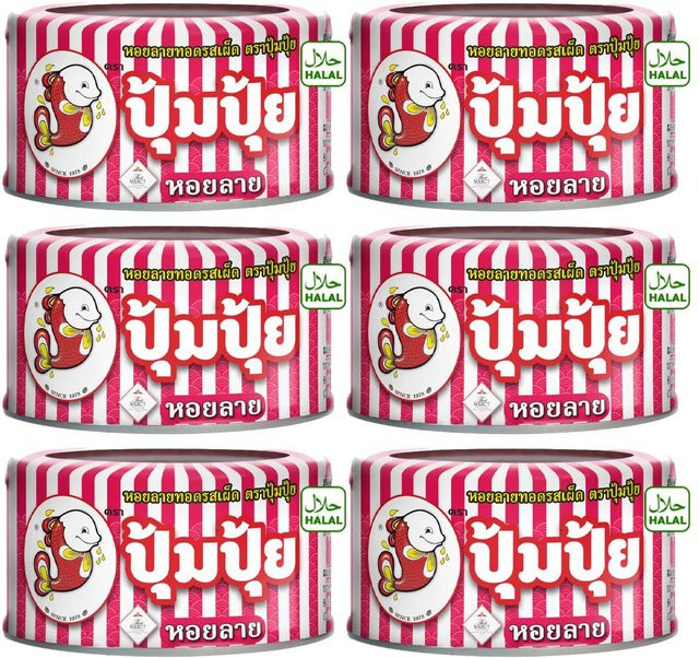 Pumpui Gebratene Babymuscheln würziger Geschmack 6 x 70 g - Bild 1