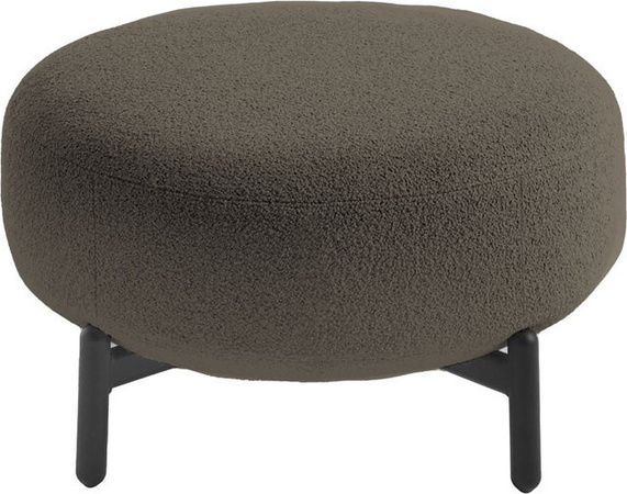 Kartell Lunam Pouf Orsetto Polsterhocker in Braun mit abnehmbarem Bezug