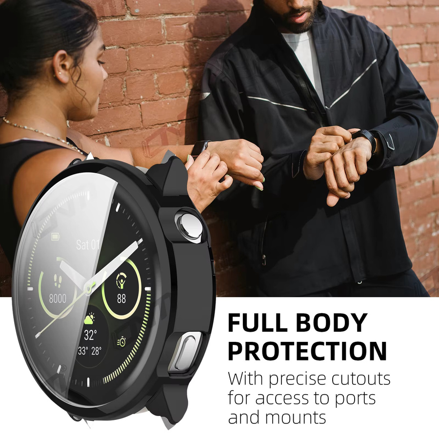 ONM Uhrenzubehör, Hülle für Garmin Venu 4, Silikon, Schwarz, Unisex - Bild 3