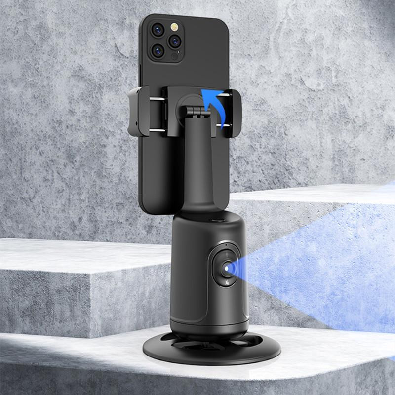 Mango Event Smart Shooting Selfie-Stick mit 360-Grad-Follow-up Tracking Gimbal Stabilisator und Handyhalter in Schwarz - Bild 2