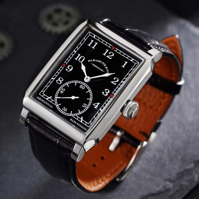 FARASUTE Armbanduhr Automatik, Edelstahl, 31 mm, Rechteckig, Herren - Bild 1