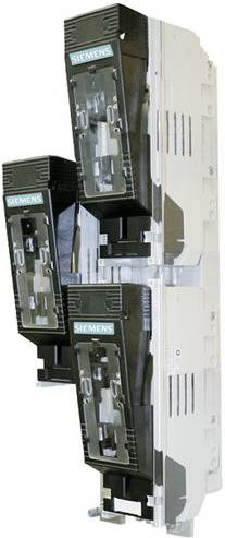 Siemens Sicherungs-Lasttrennschalter 3NJ56430BB00, 1-polig schaltbar, gR 4A, I=1250A, Flachanschluss M16, grau - Bild 1